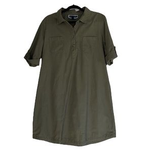 Olive green Karen Scott Dress